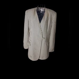 Classic Christian Dior For Women Houndstooth Blazer